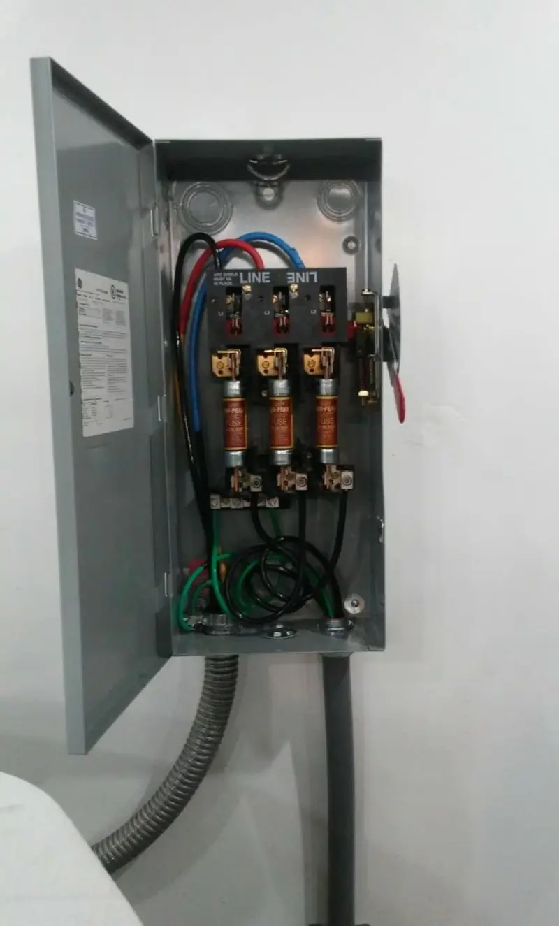 Three-phase disconnect switch installed for Electrical Wiring & Rewiring in Ambler
